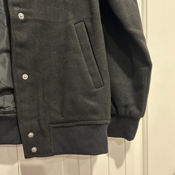 Future Collective Kahlana Barfield Brown Black Bomber Jacket Women’s Size XS - Picture 8 of 13